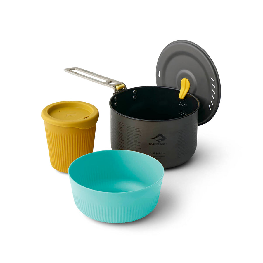 Frontier Ultralight 1.3L Pot Cook Set - (3 Piece) (Like New)