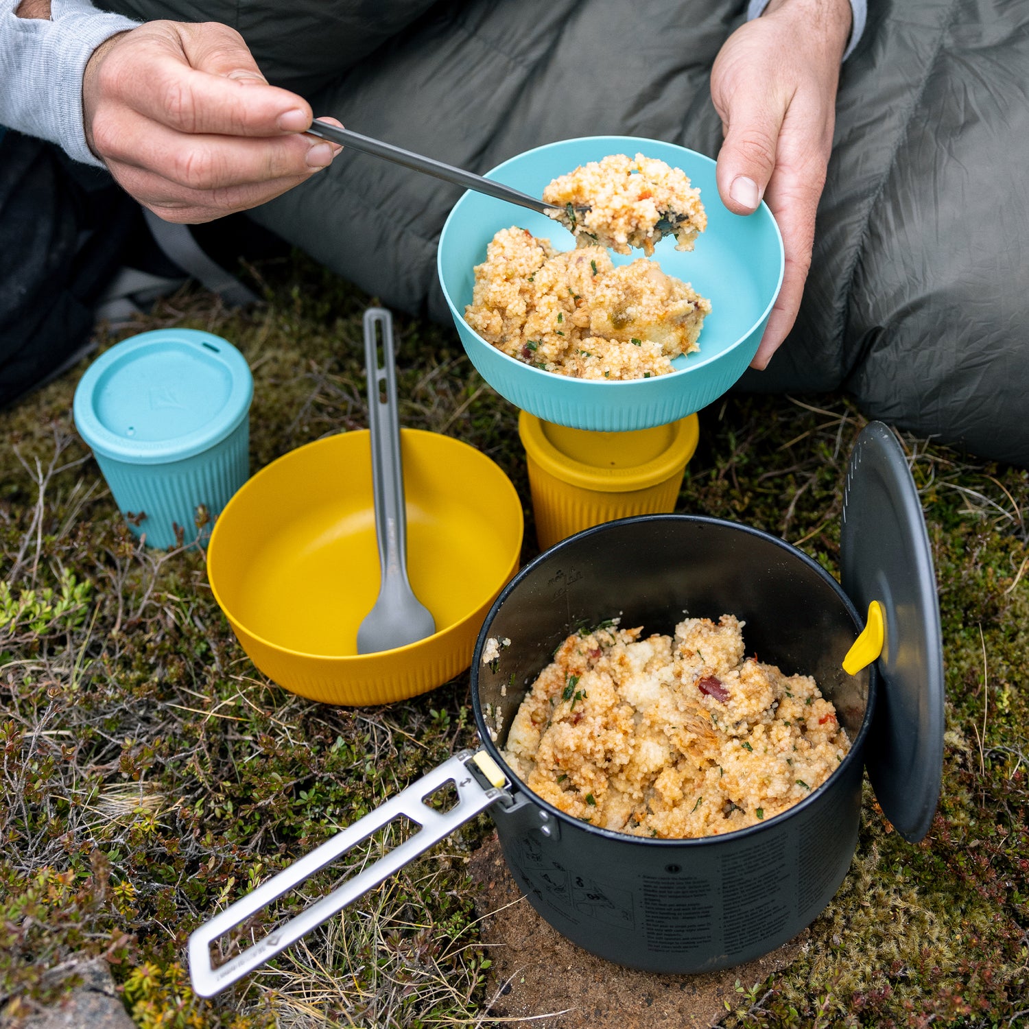 Frontier Ultralight Cutlery Set - Long Handle Spoon & Spork