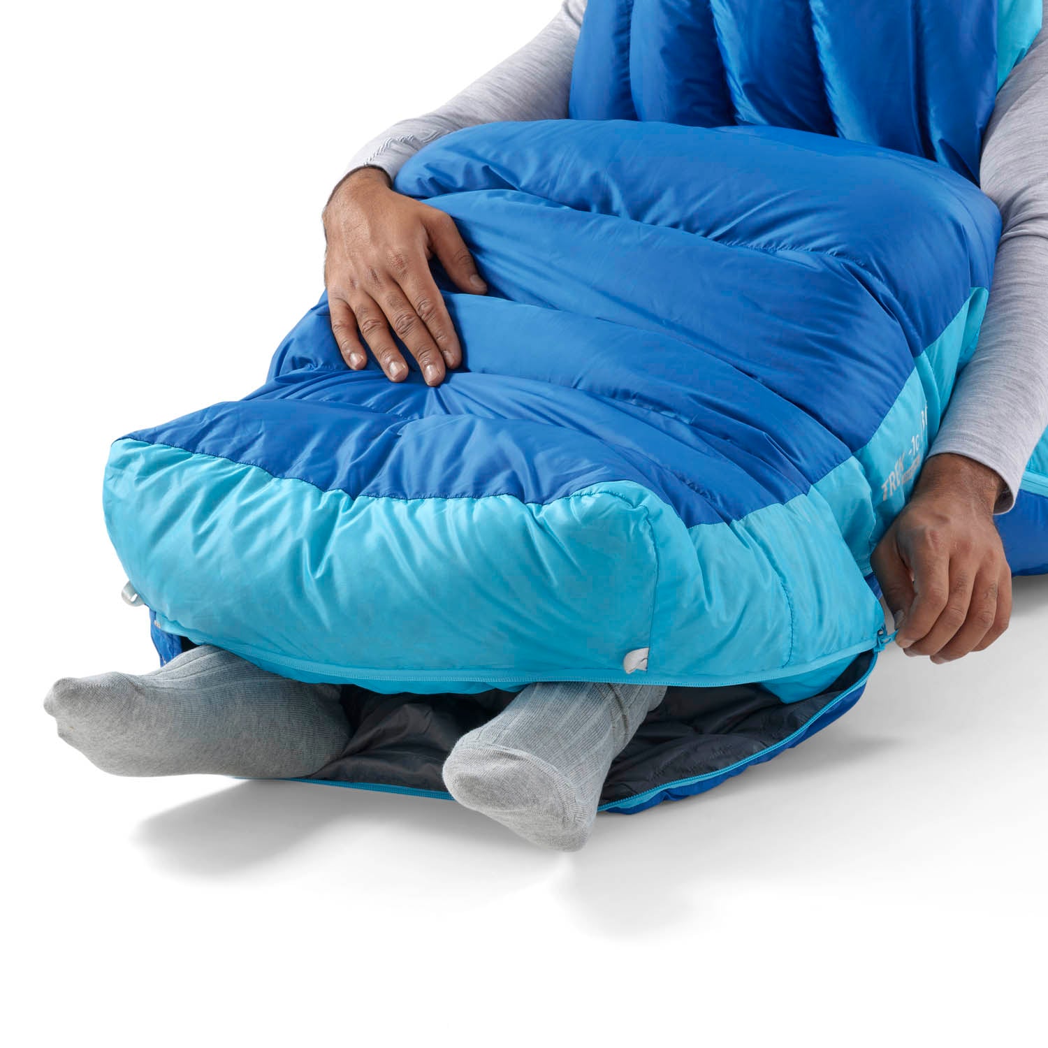 Free Flow zips: open to cool your feet