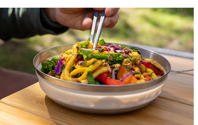 Description || Detour Stainless Steel Collapsible Bowl