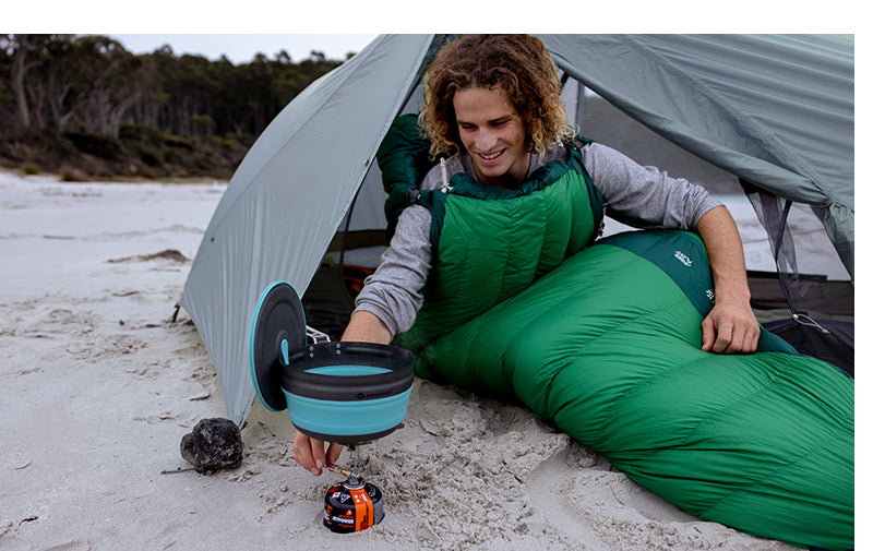 Description || Frontier Ultralight Collapsible Pouring Pot