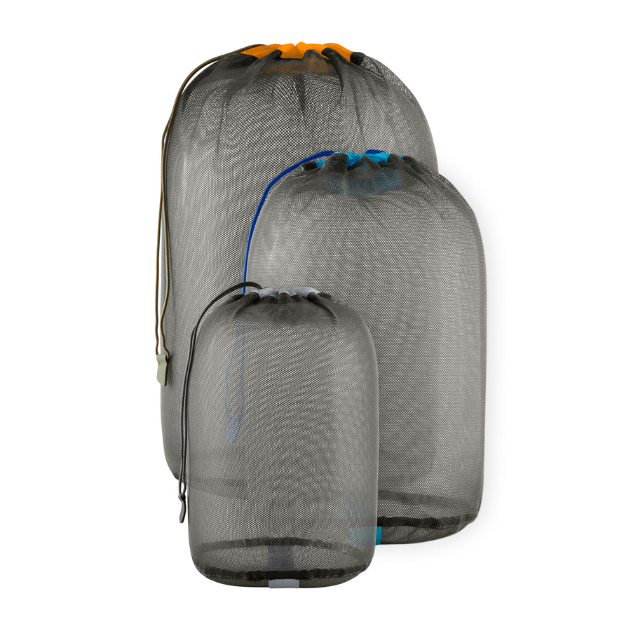 5L, 8L, 13L || Mesh Stuff Sack Set Multi